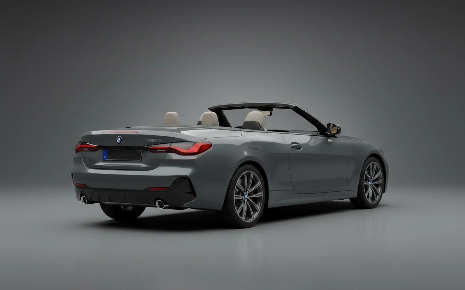 BMW 430i xDrive Convertible Gris 2022 — interior dashboard