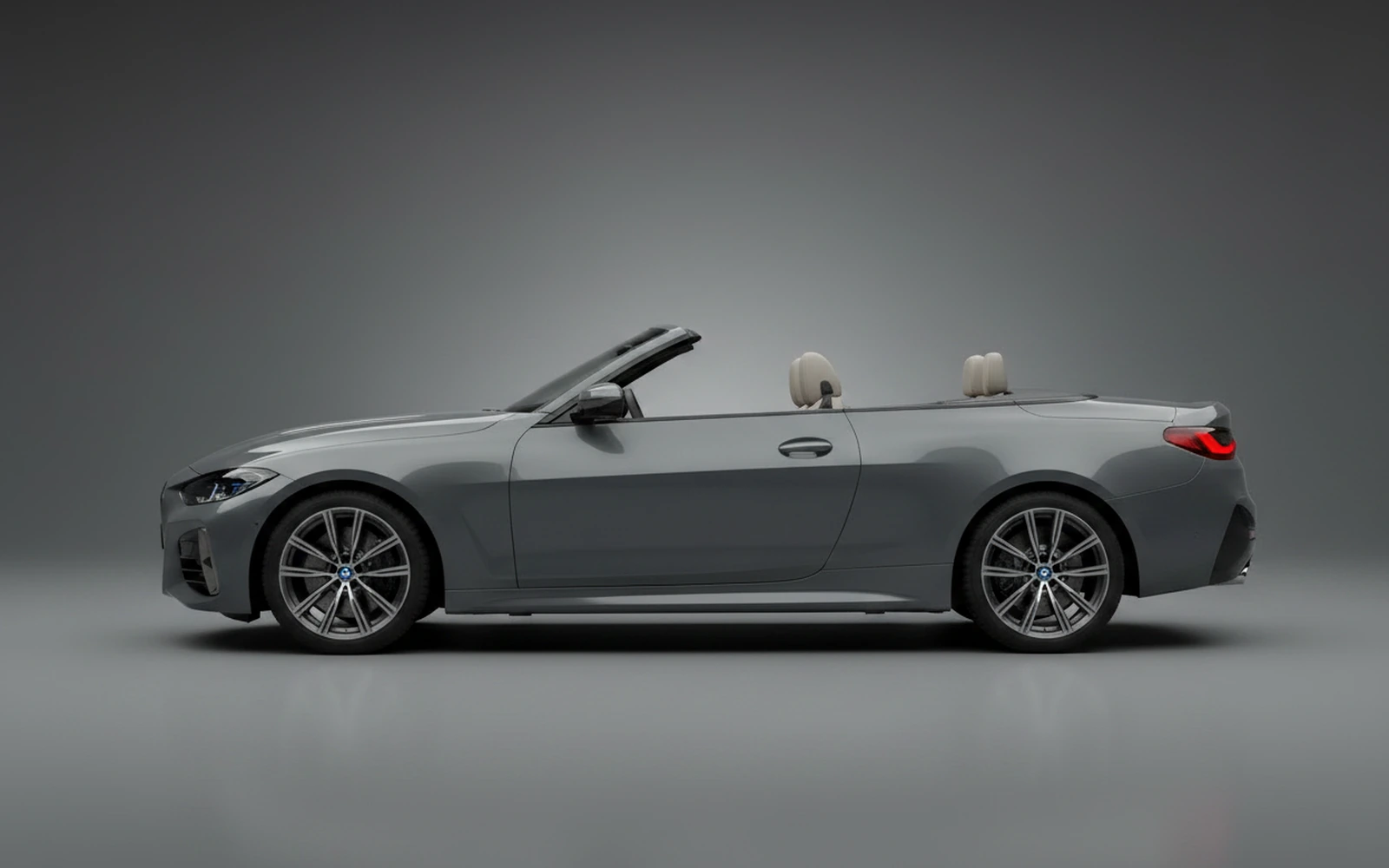 BMW 430i xDrive Convertible Gris 2022 — exterior rear view