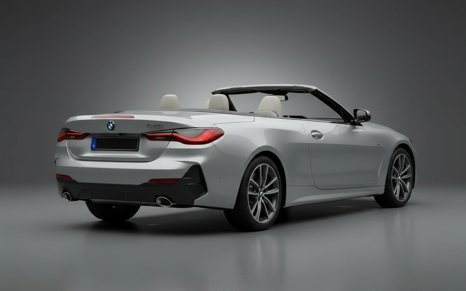 BMW 430i xDrive Convertible Silver 2022 — interior dashboard