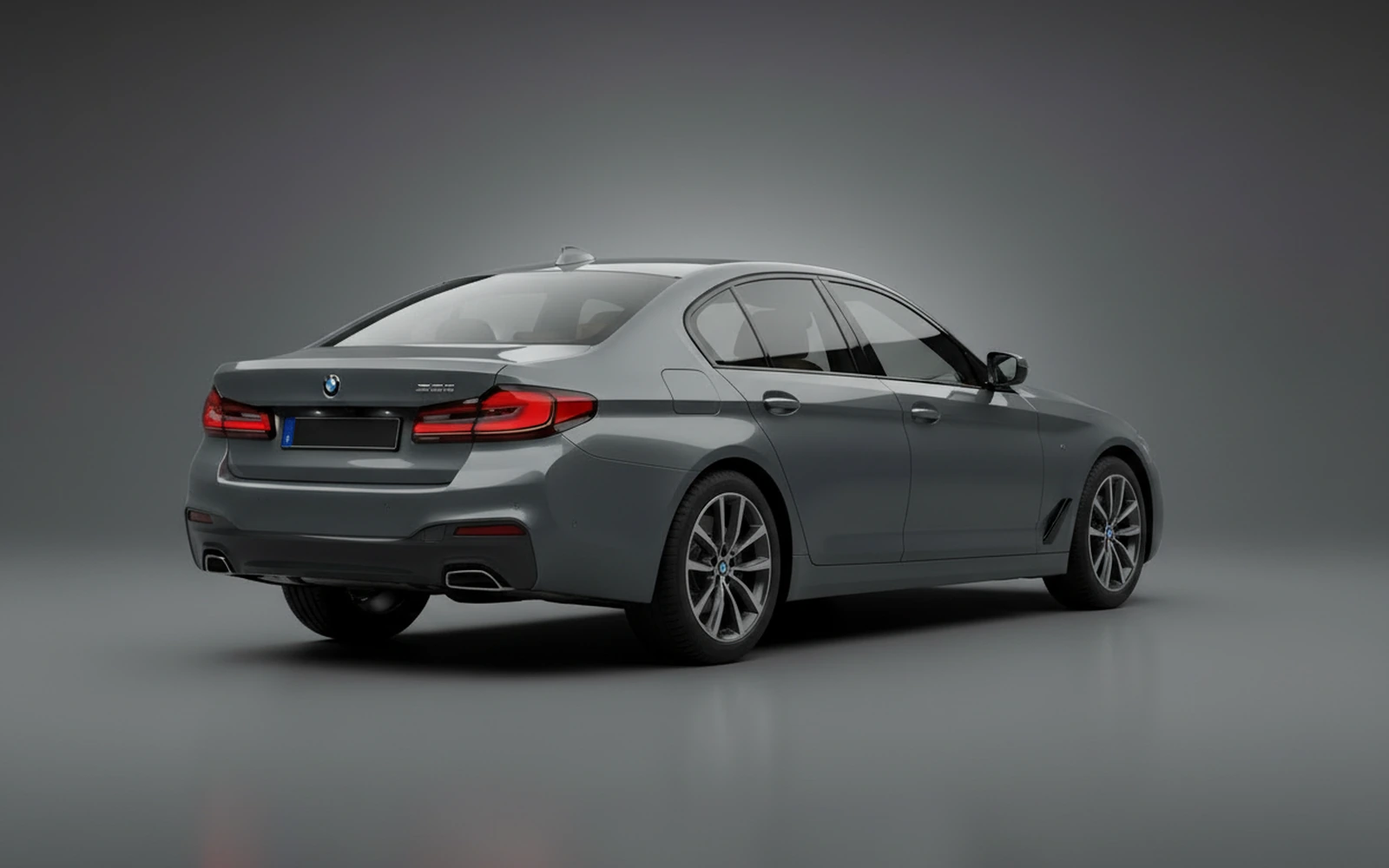 BMW 5 Series 530i Grey 2024 — interior dashboard