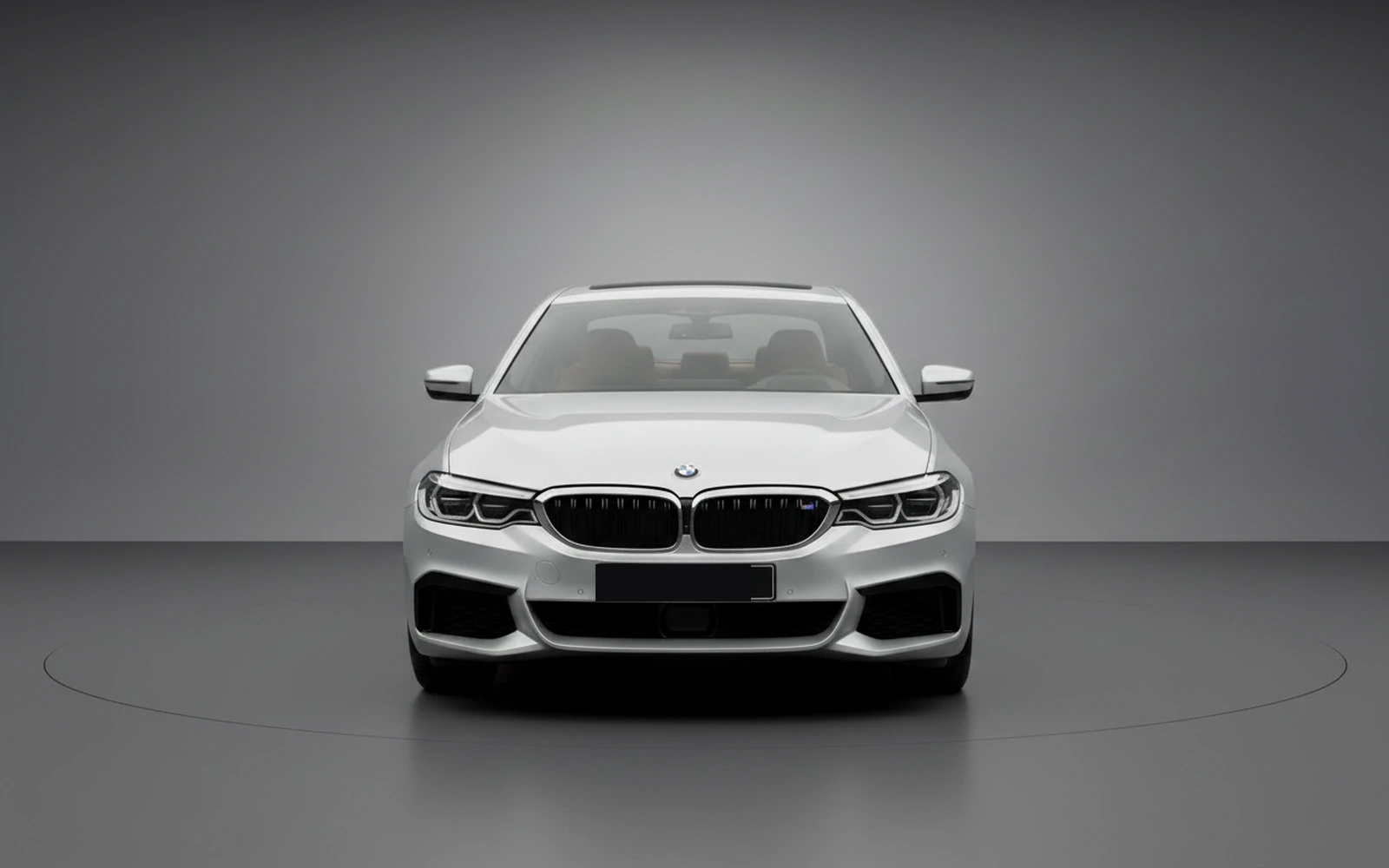 BMW 5 Series 530i Silver 2025 — exterior side view