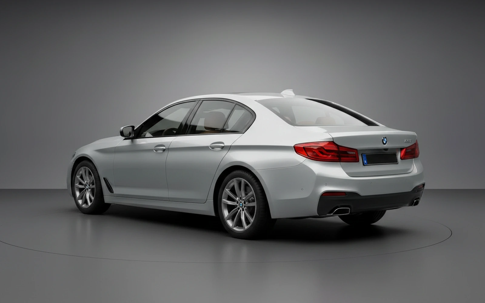 BMW 5 Series 530i Silver 2025 — interior dashboard