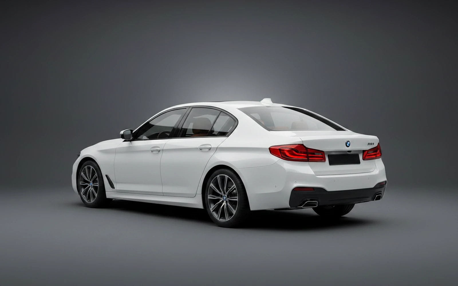 BMW 5 Series 530i White 2025 — interior dashboard