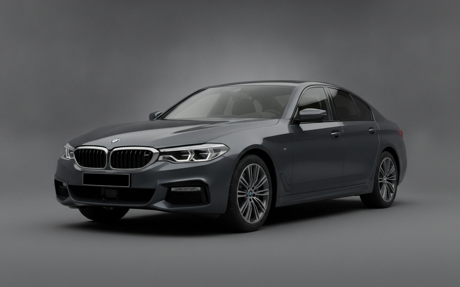 BMW 520i Grey 2025 for rent in Miami — exterior photo