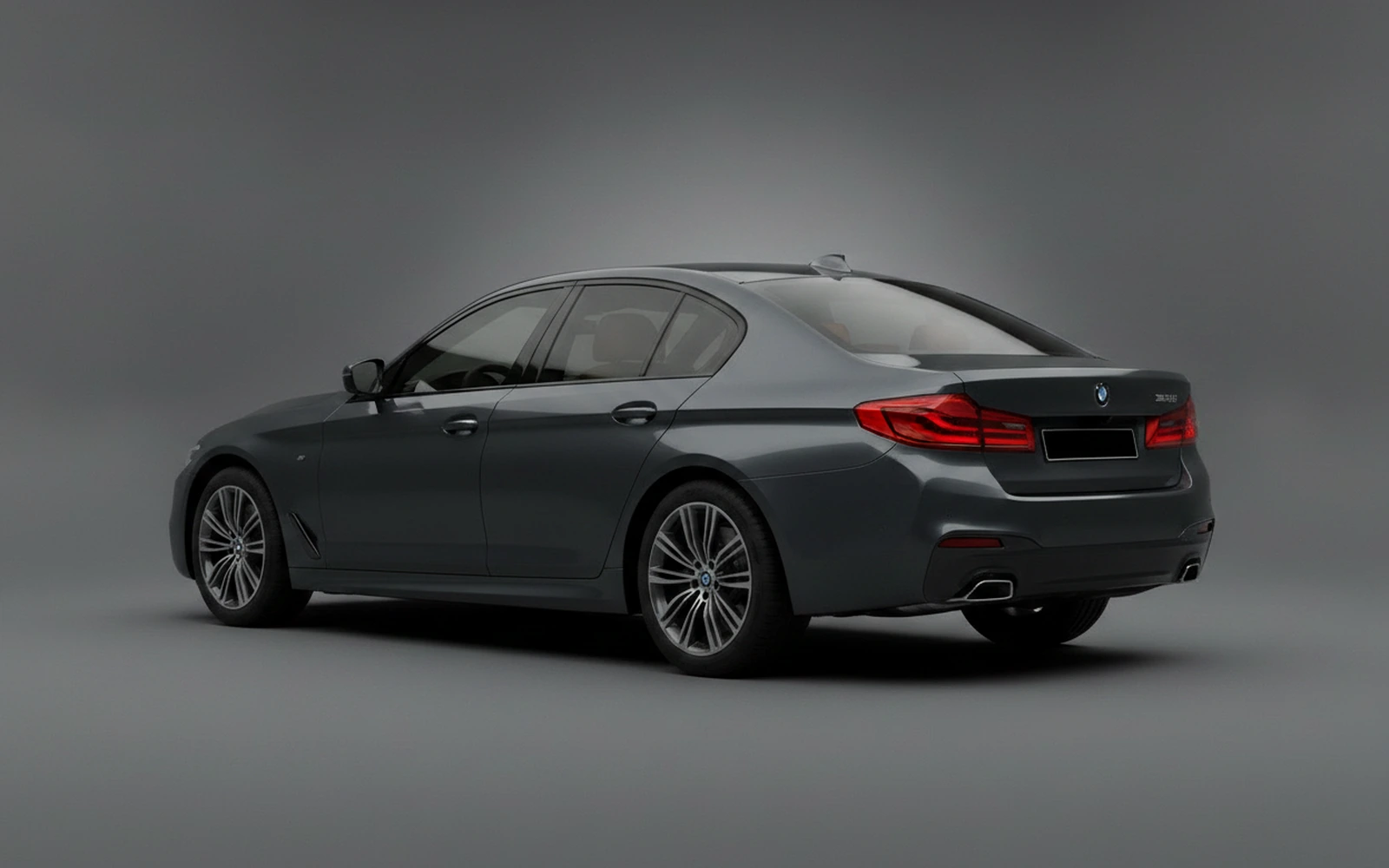 BMW 520i Grey 2025 — interior dashboard