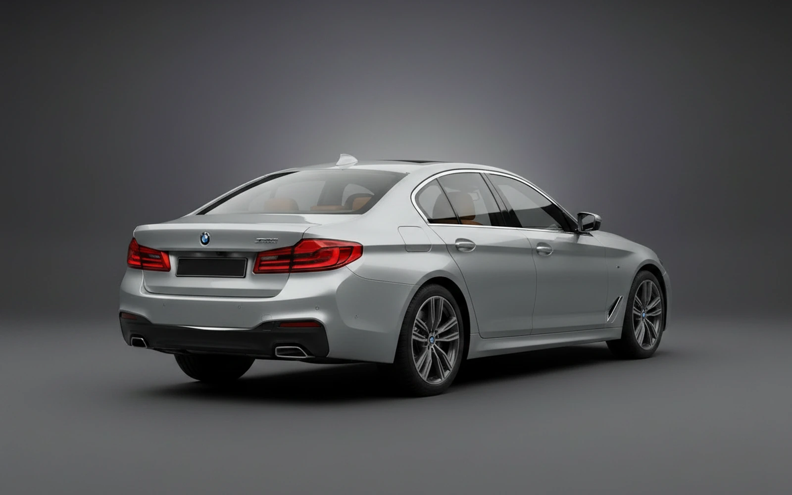 BMW 520i Plata 2023 — interior dashboard