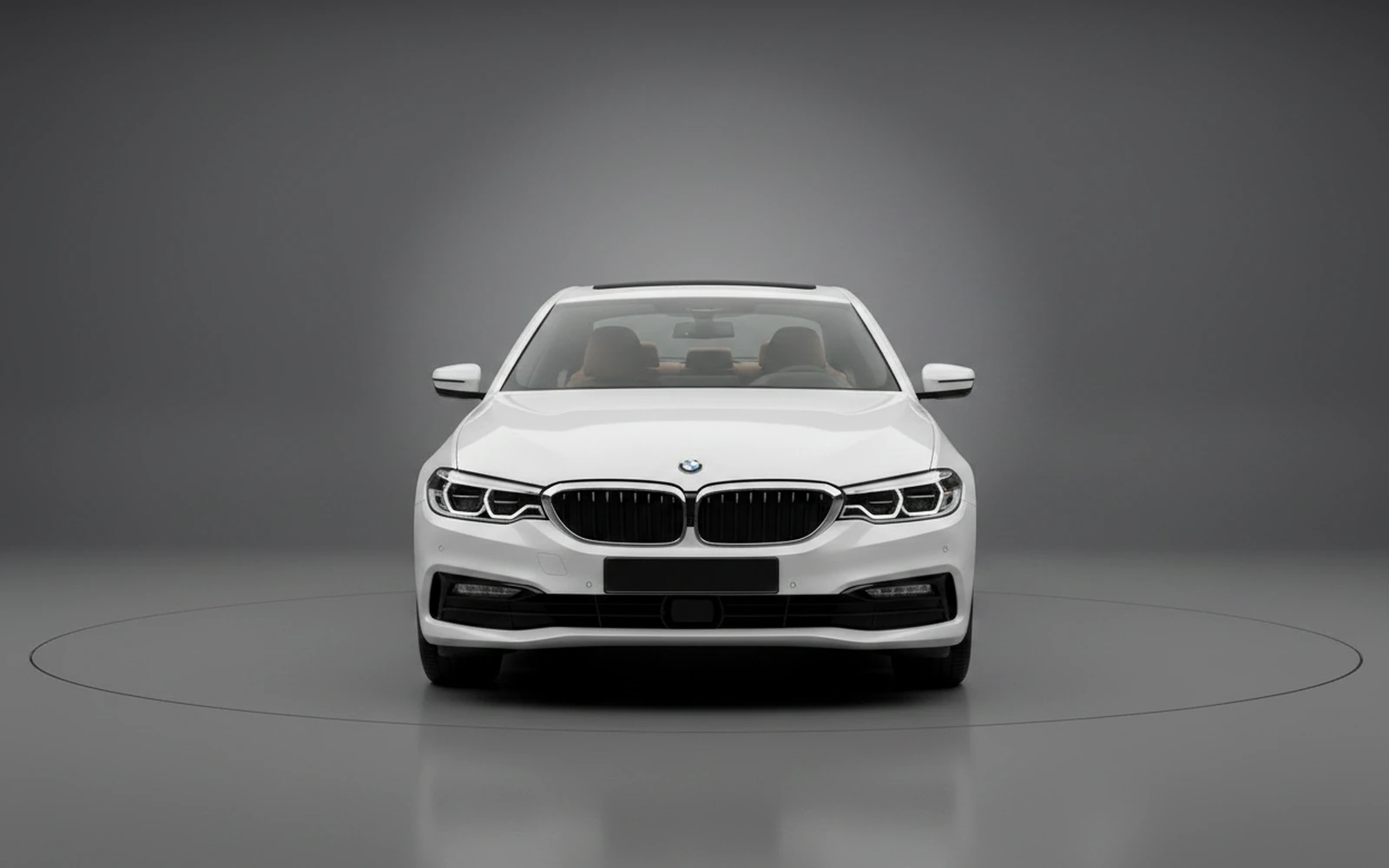 BMW 520i Blanco 2023 — exterior side view