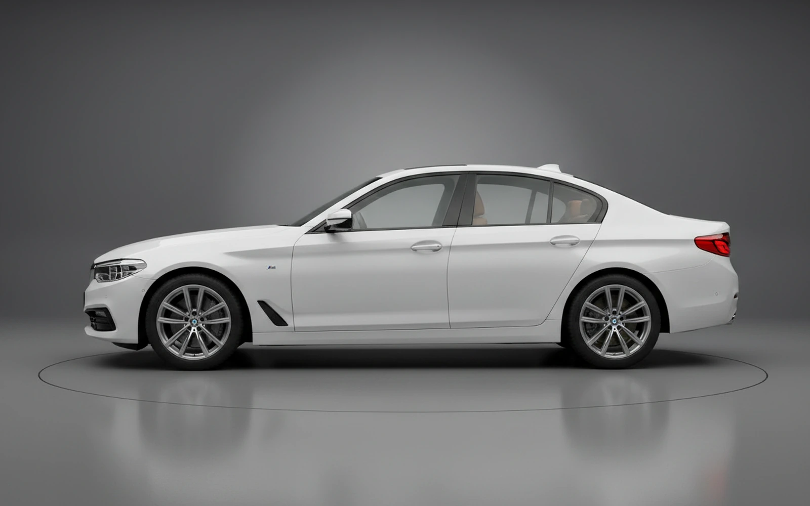 BMW 520i Blanco 2023 — exterior rear view