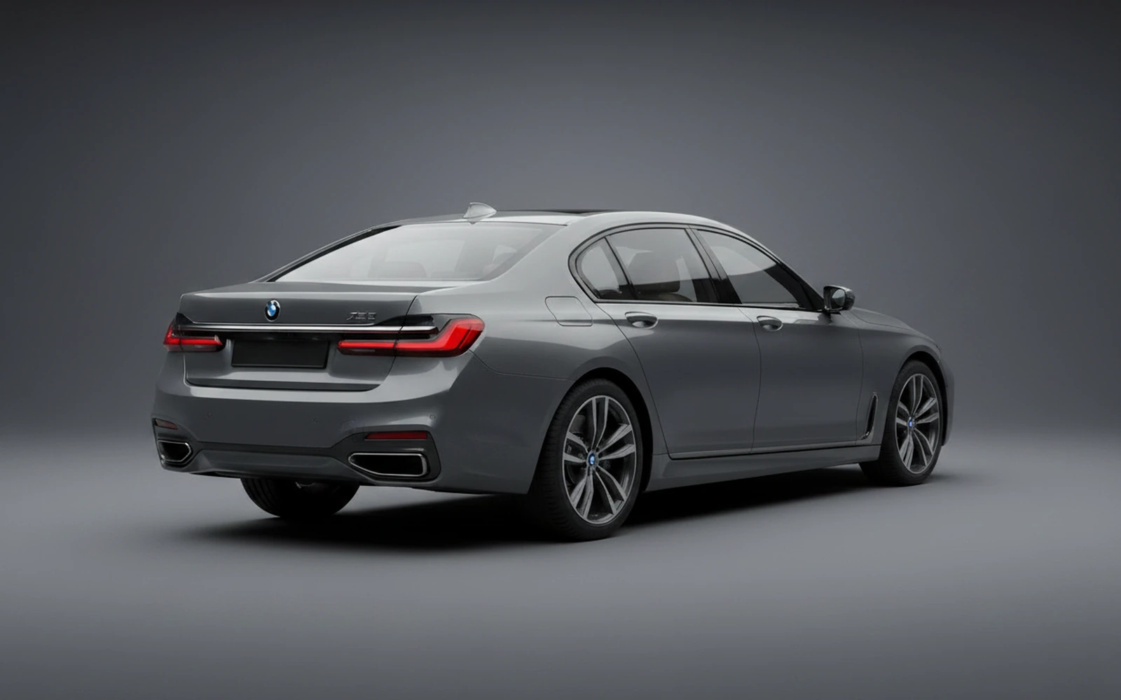 BMW 740 M Sport Grey 2022 — interior dashboard