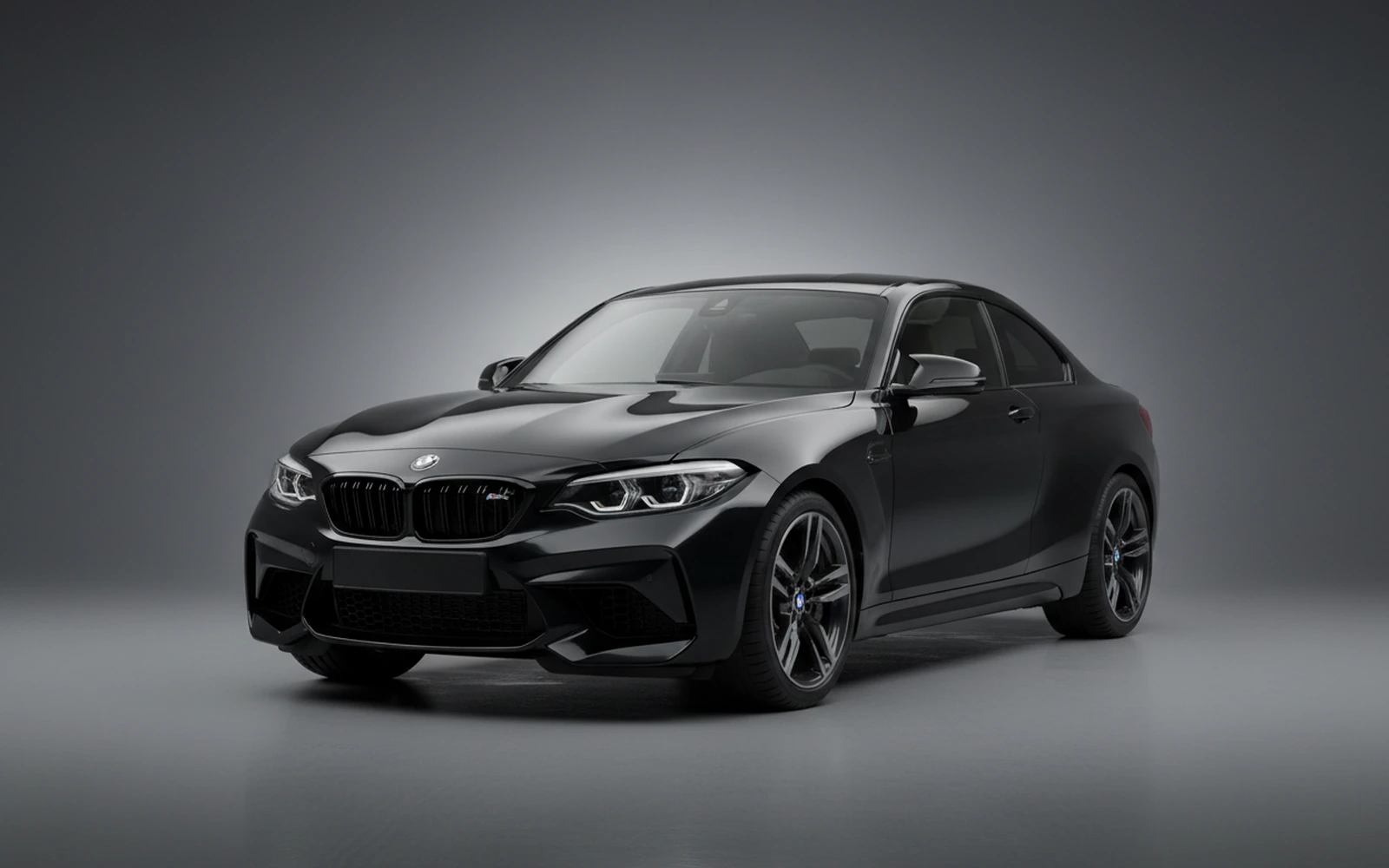 BMW M2 Negro 2023 for rent in Miami — exterior front view