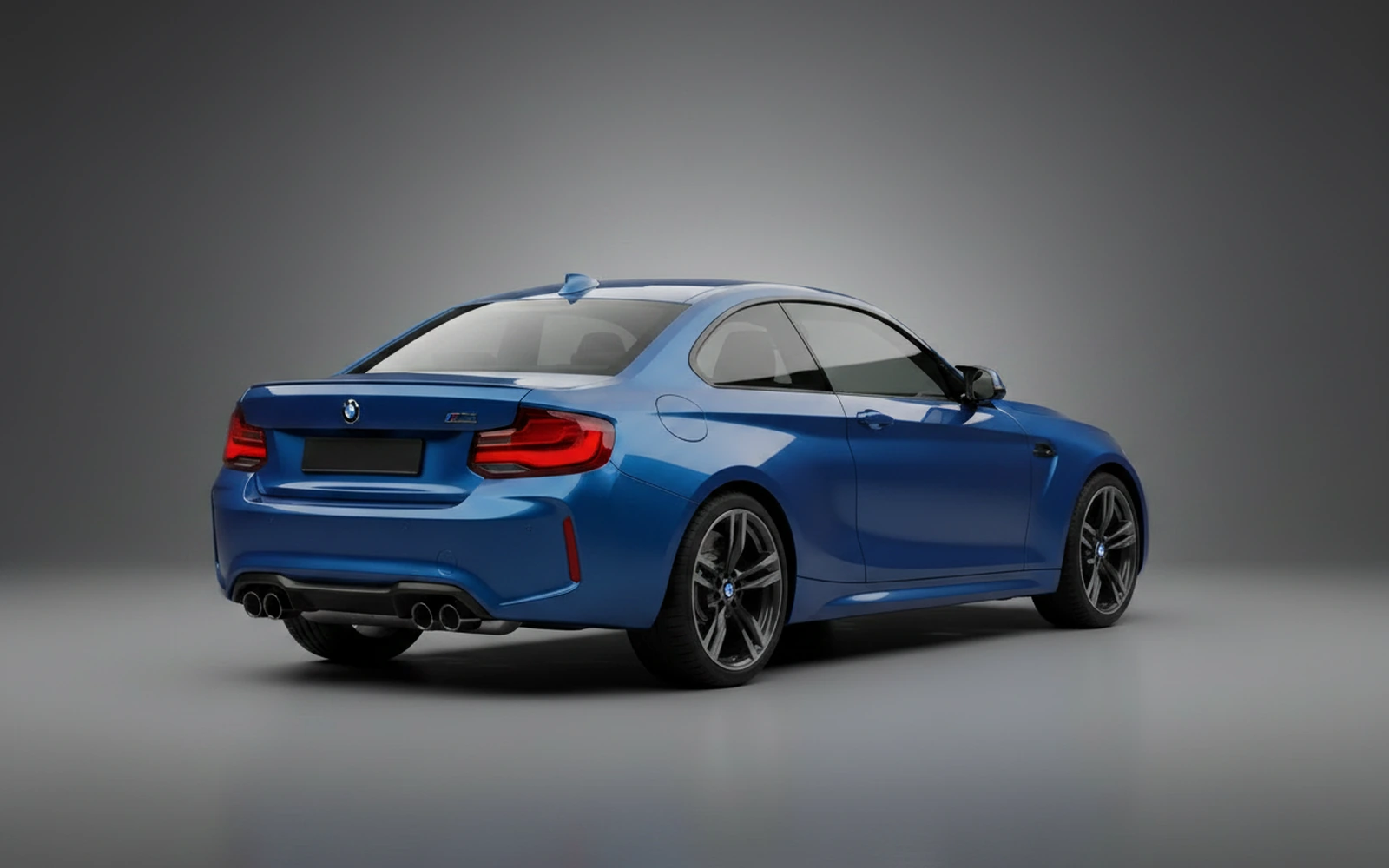 BMW M2 Blue 2023 — interior dashboard
