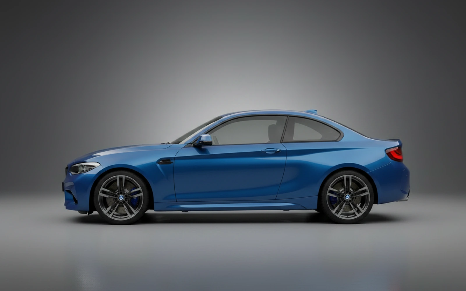 BMW M2 Blue 2023 — exterior rear view