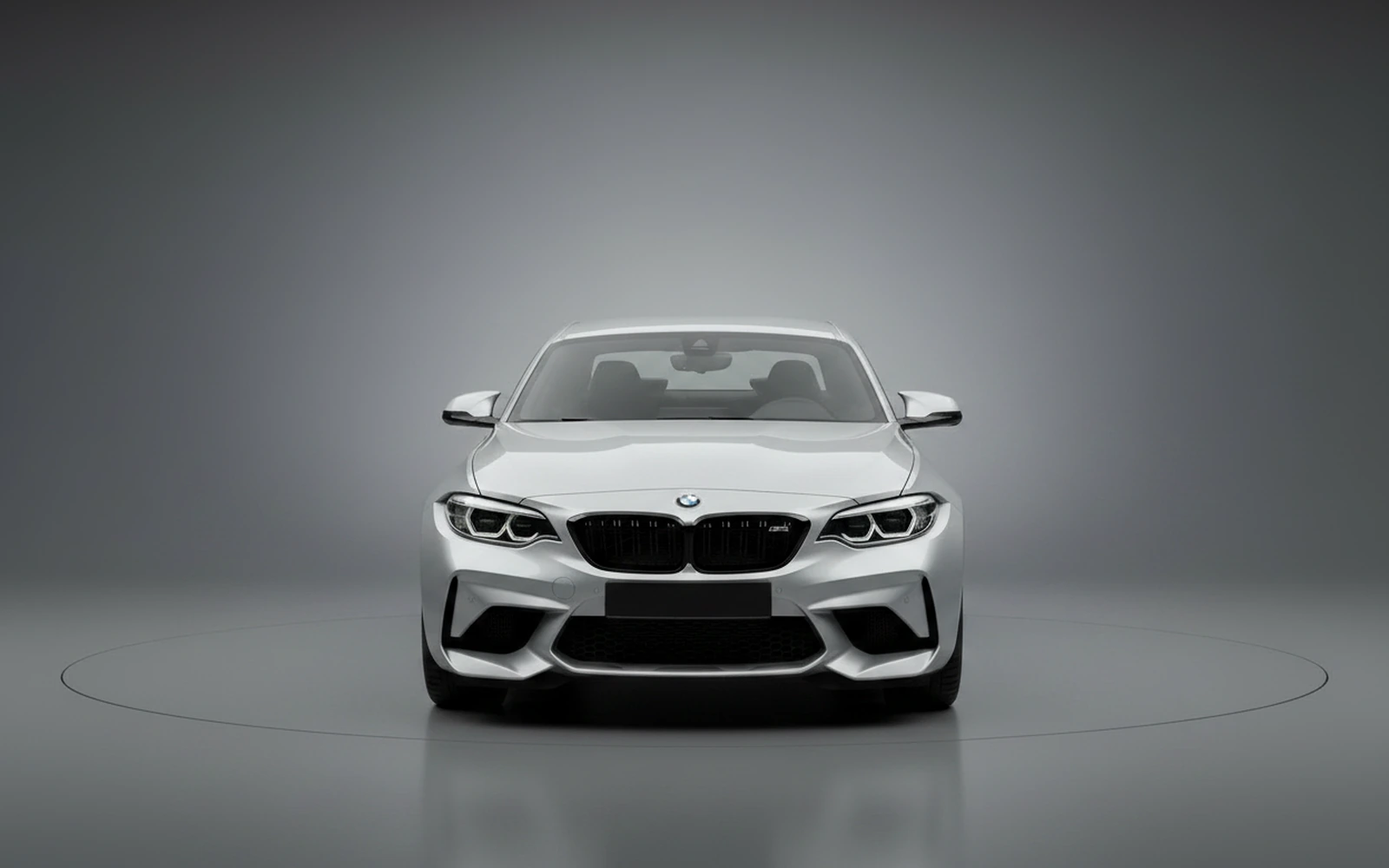 BMW M2 Silver 2023 — exterior side view