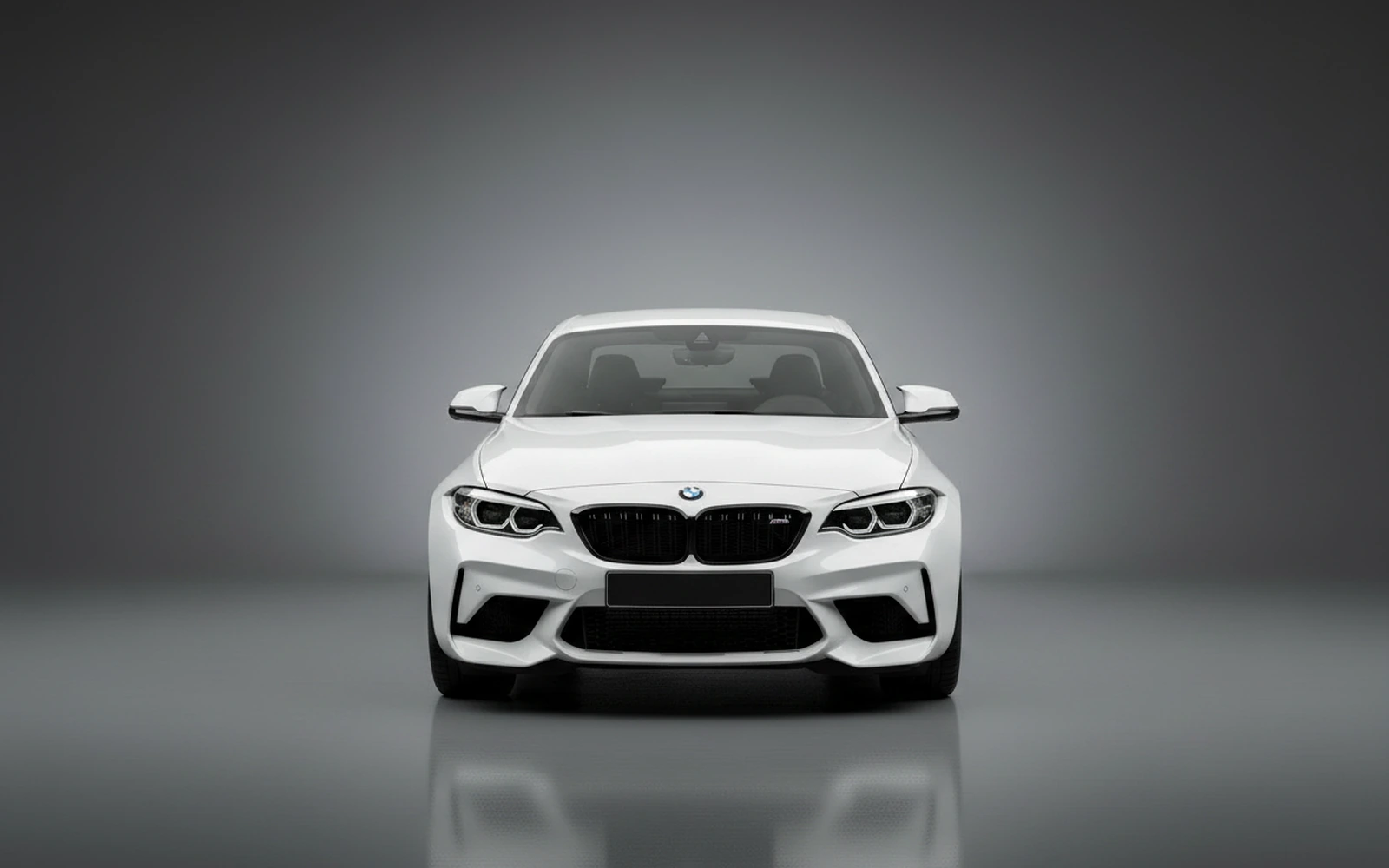BMW M2 White 2023 — exterior side view