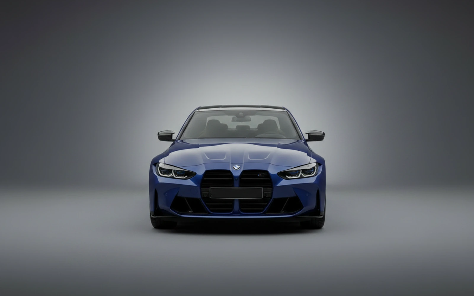 BMW M3 Competition Blue 2025 — exterior side view
