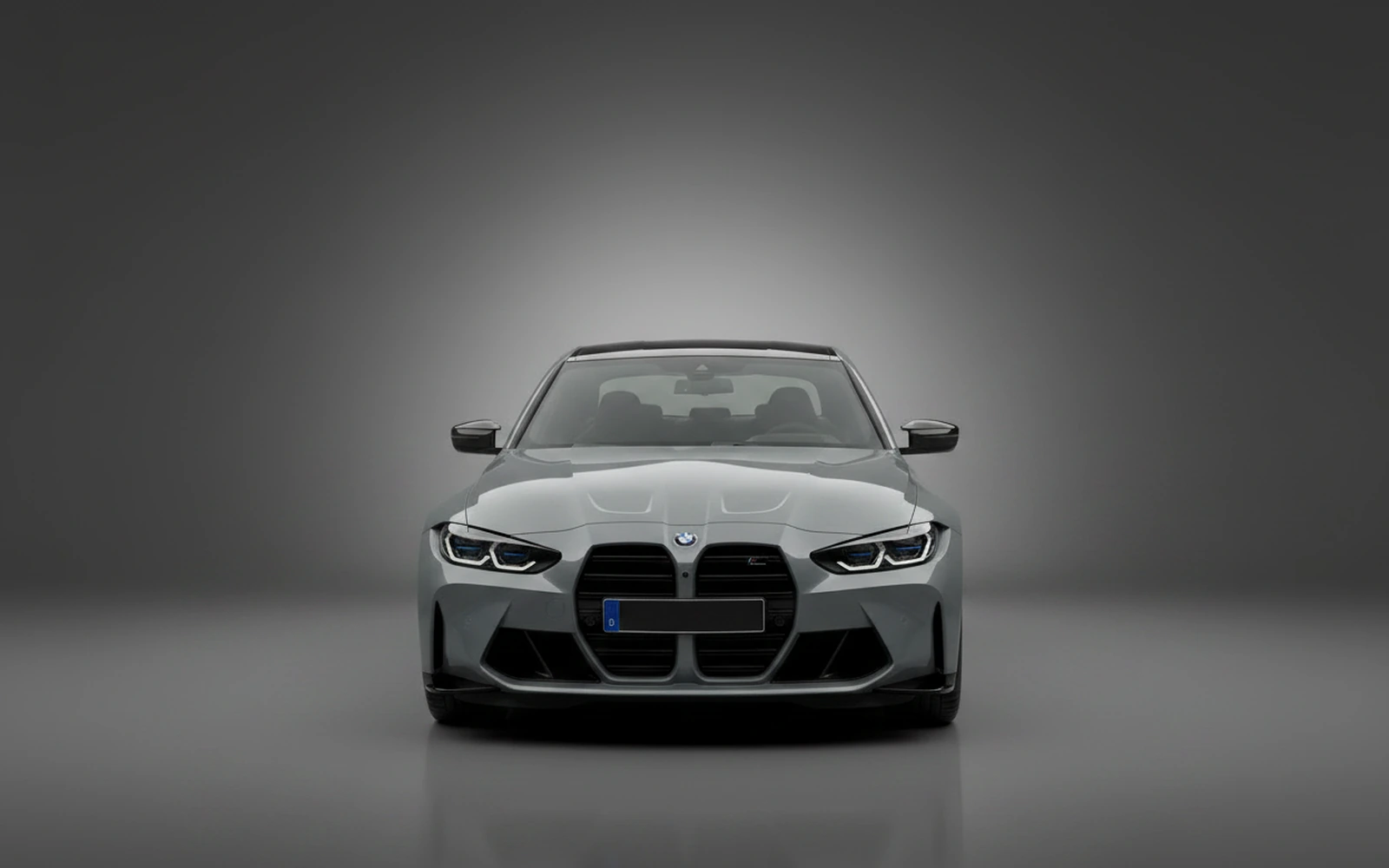 BMW M3 Competition Grey 2025 — exterior side view