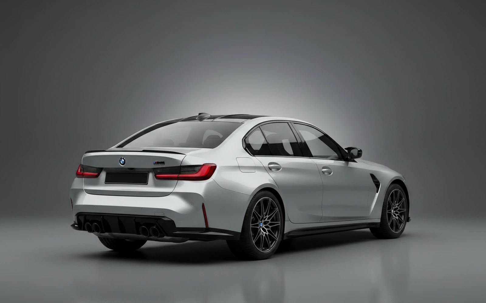 BMW M3 Competition Silver 2025 — interior dashboard