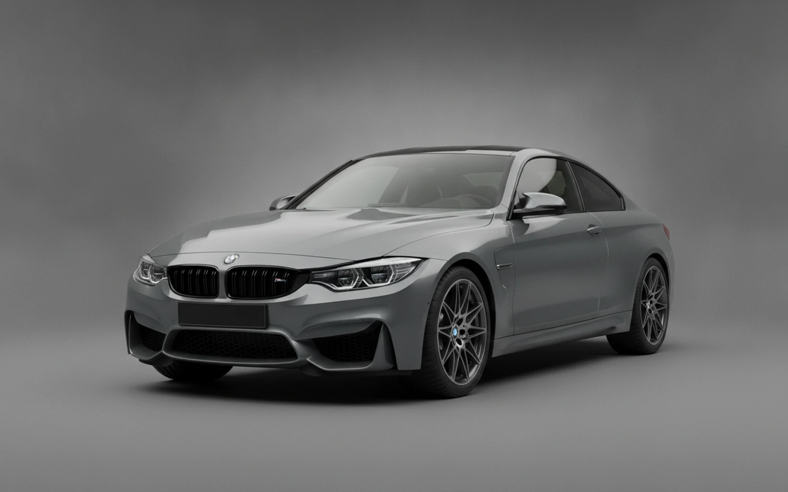 BMW M4 Grey 2022 for rent in Miami — exterior front view