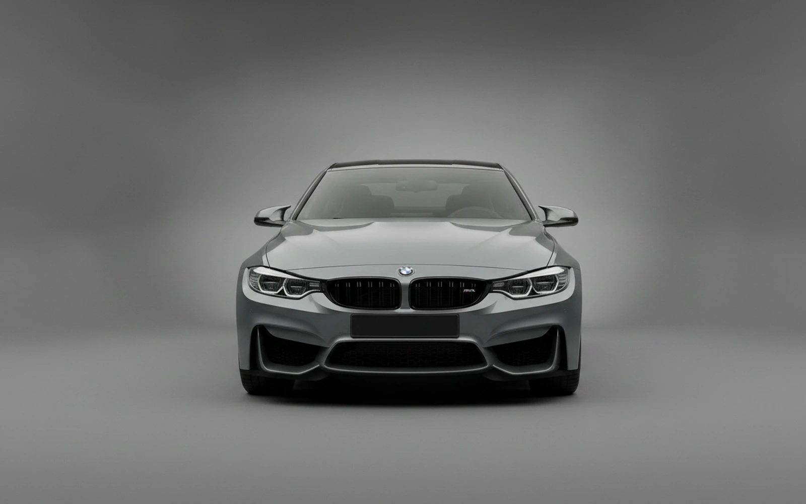 BMW M4 Grey 2022 — exterior side view