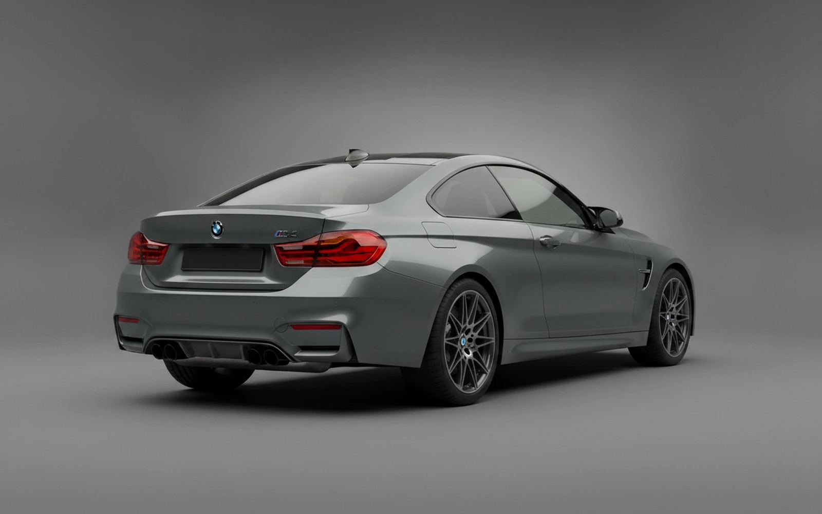 BMW M4 Grey 2022 — interior dashboard