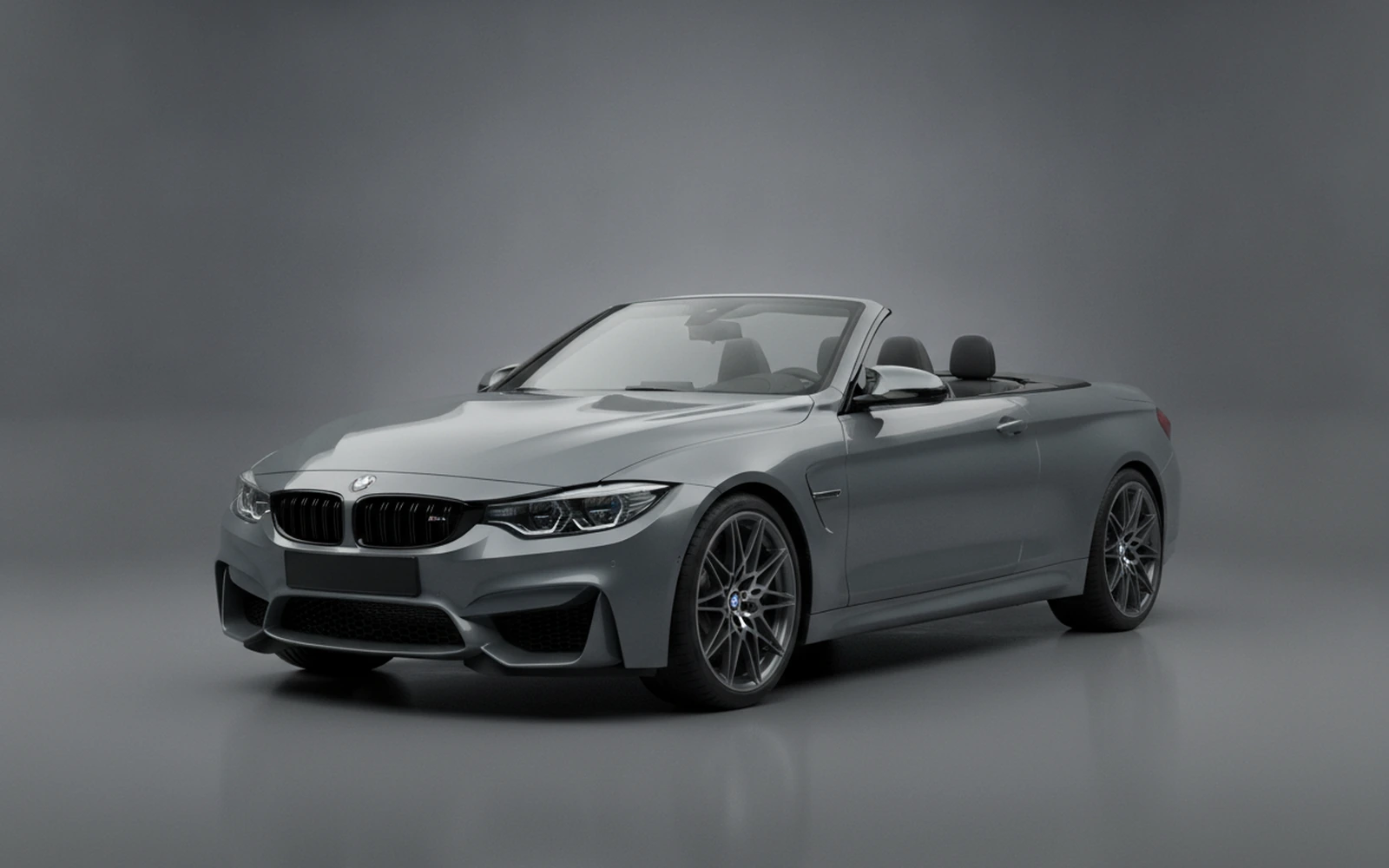 BMW M4 Competition Grey 2023 for rent in Miami — exterior front view