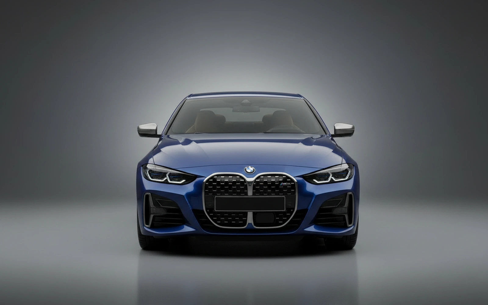 BMW M440 Coupe Blue 2025 — exterior side view