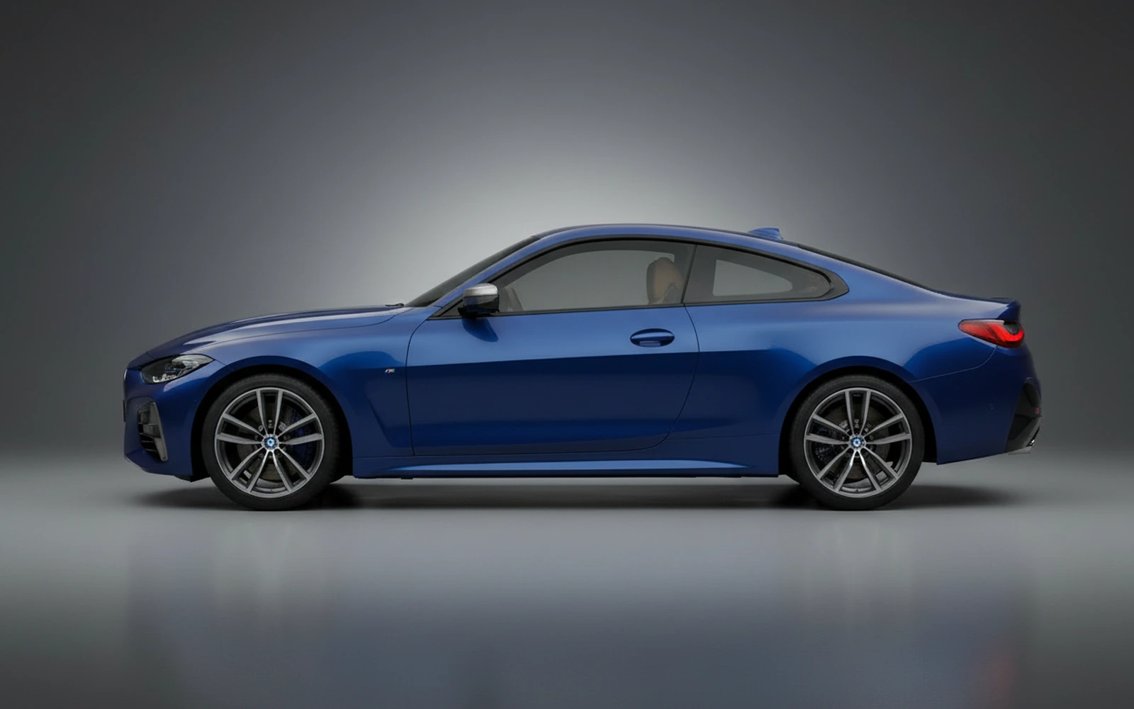 BMW M440 Coupe Blue 2025 — exterior rear view