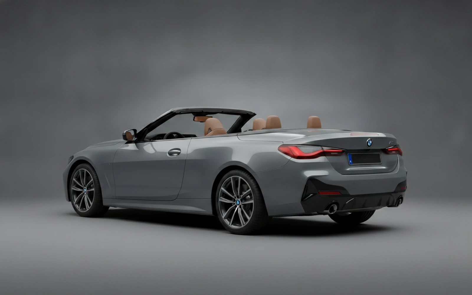 BMW M440 Convertible Grey 2024 — interior dashboard