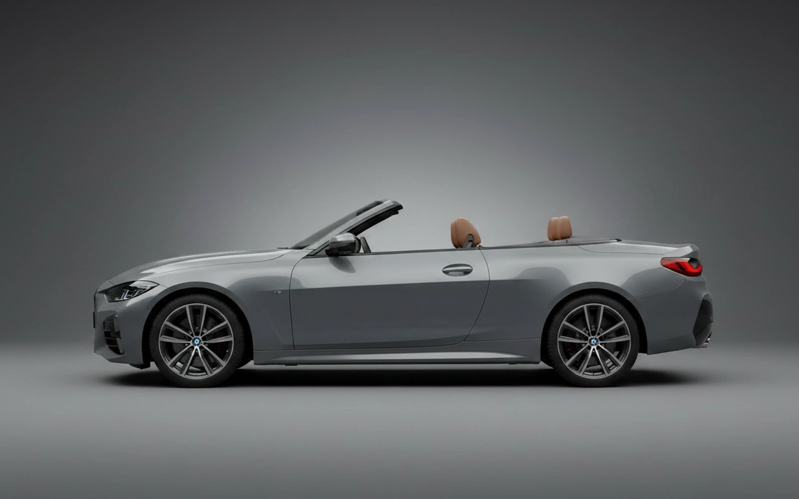 BMW M440 Convertible Grey 2024 — exterior rear view