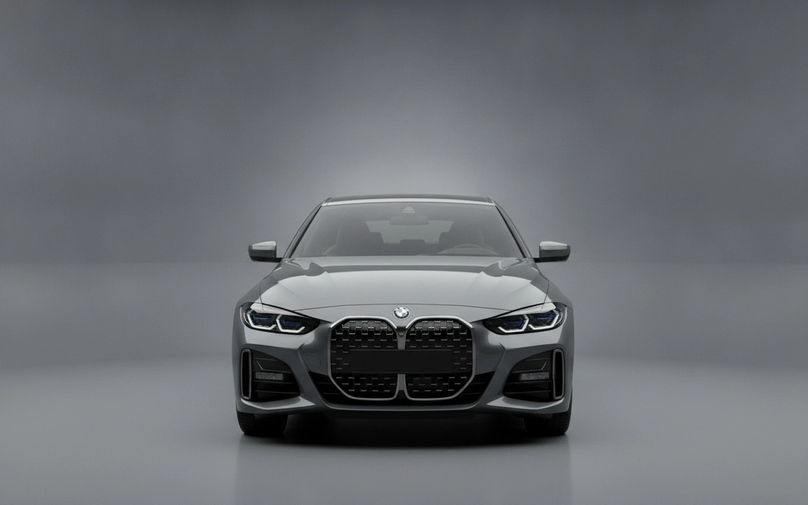 BMW M440 Gran Coupe Grey 2024 — exterior side view