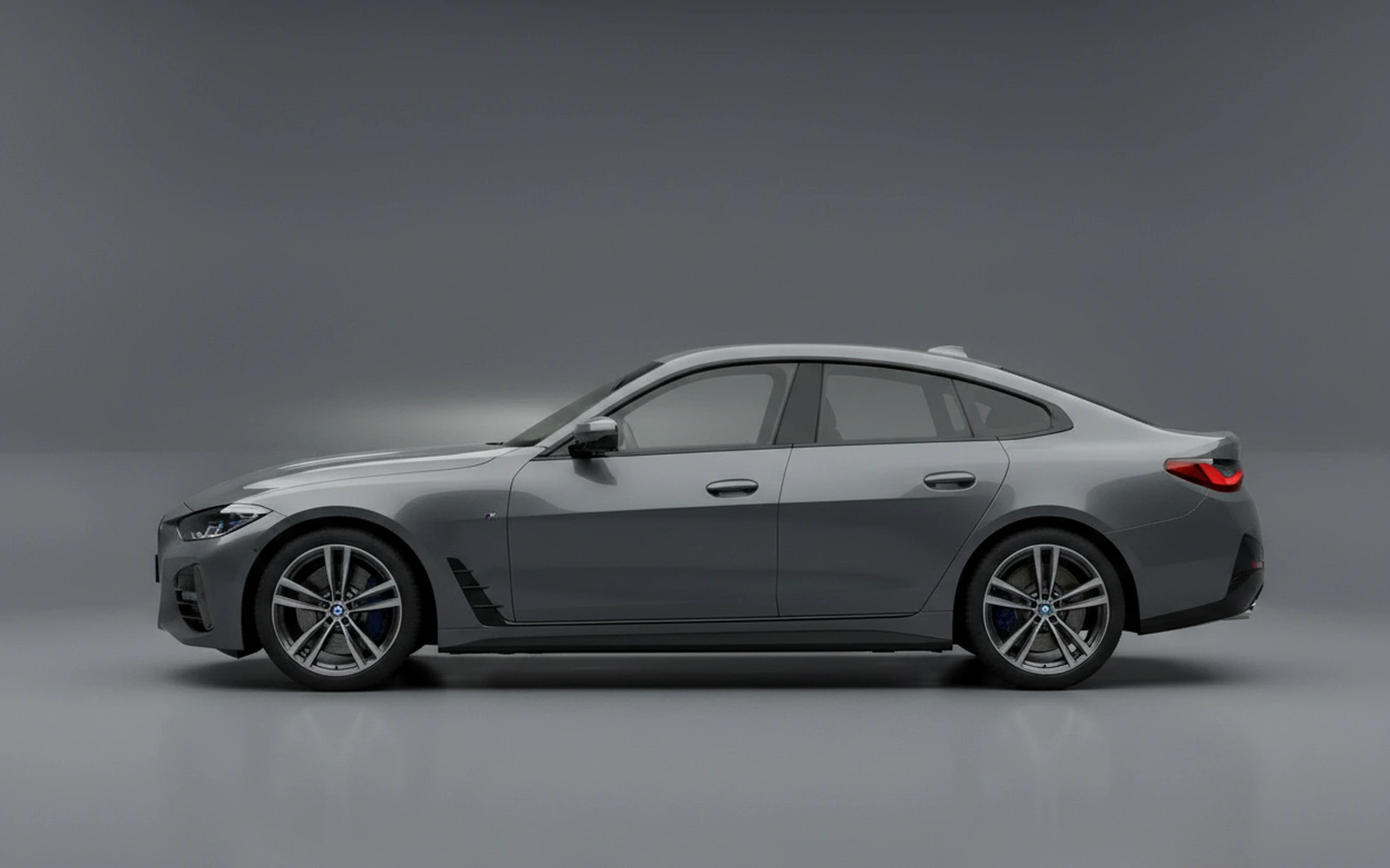 BMW M440 Gran Coupe Grey 2024 — exterior rear view