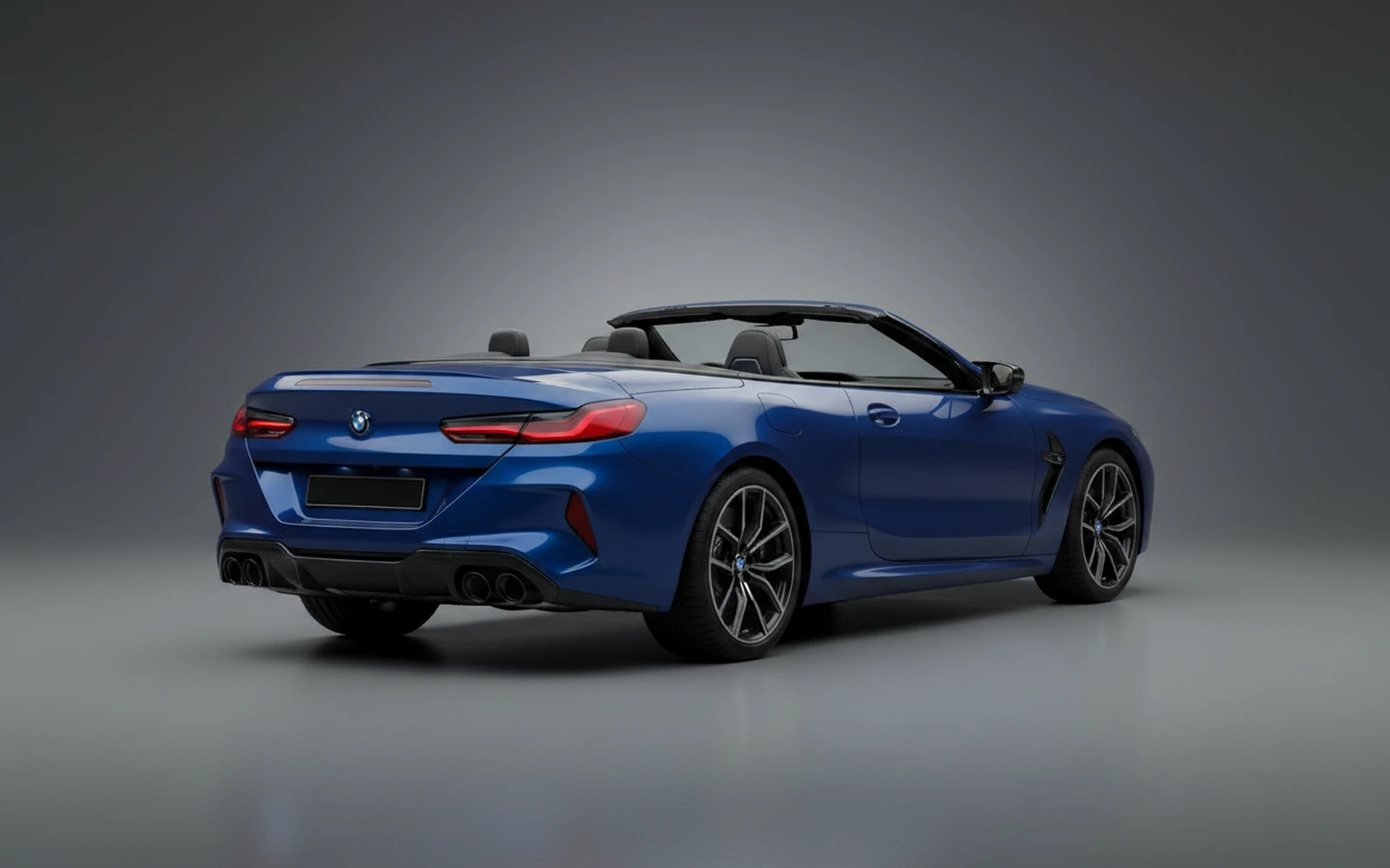 BMW M8 Competition Convertible Azul 2023 — interior dashboard
