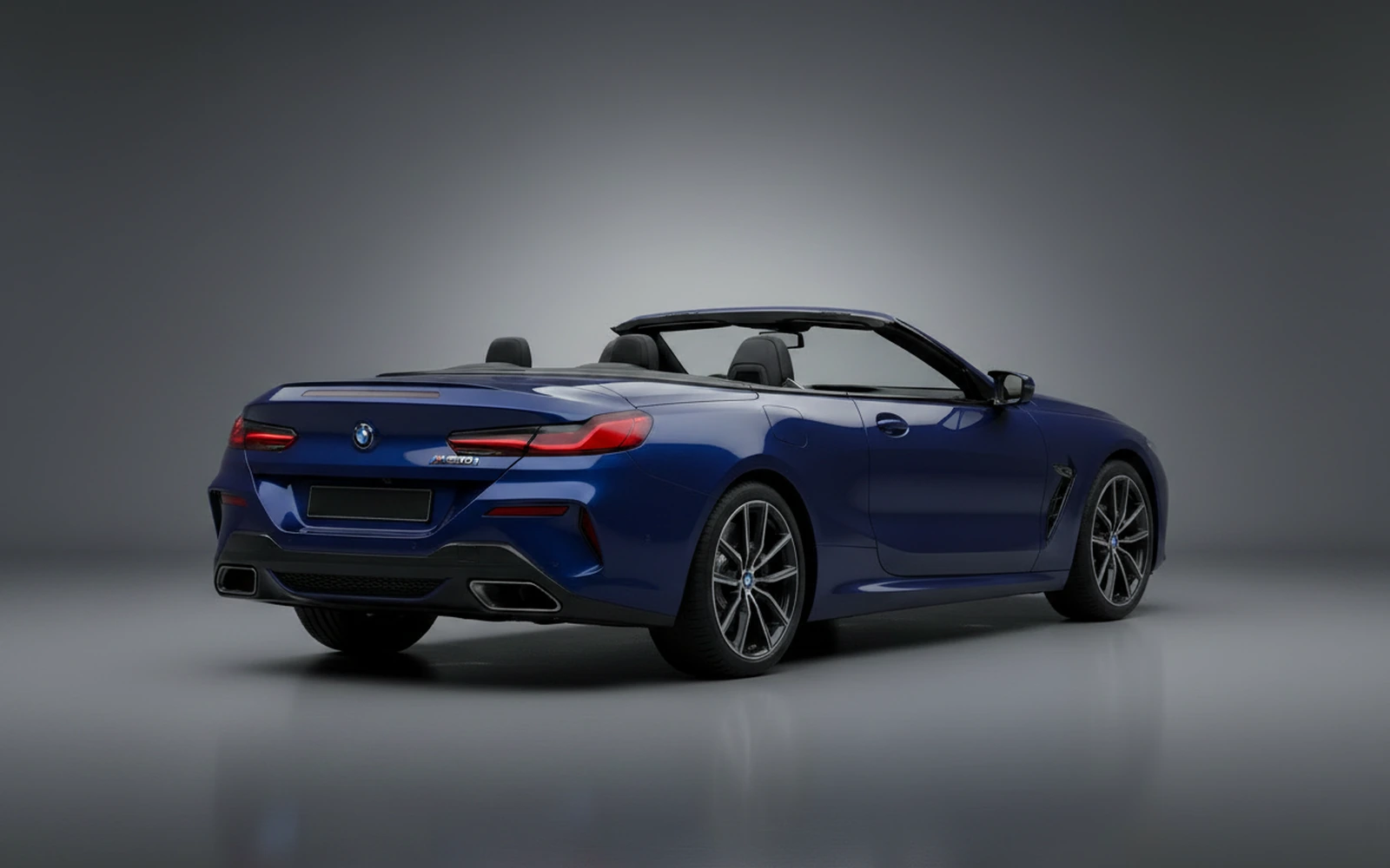 BMW M850i Blue 2022 — interior dashboard