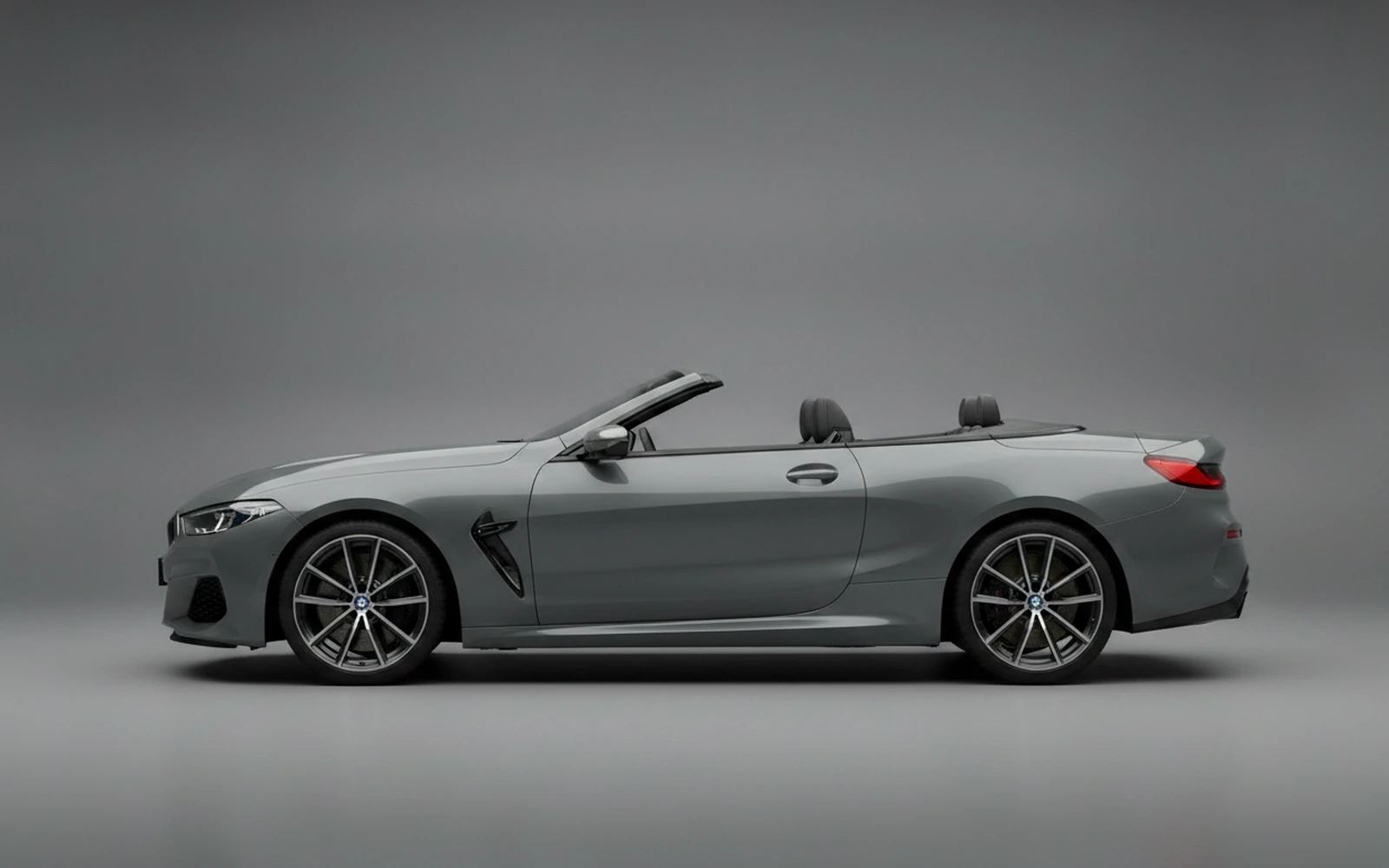 BMW M850i Grey 2022 — exterior rear view