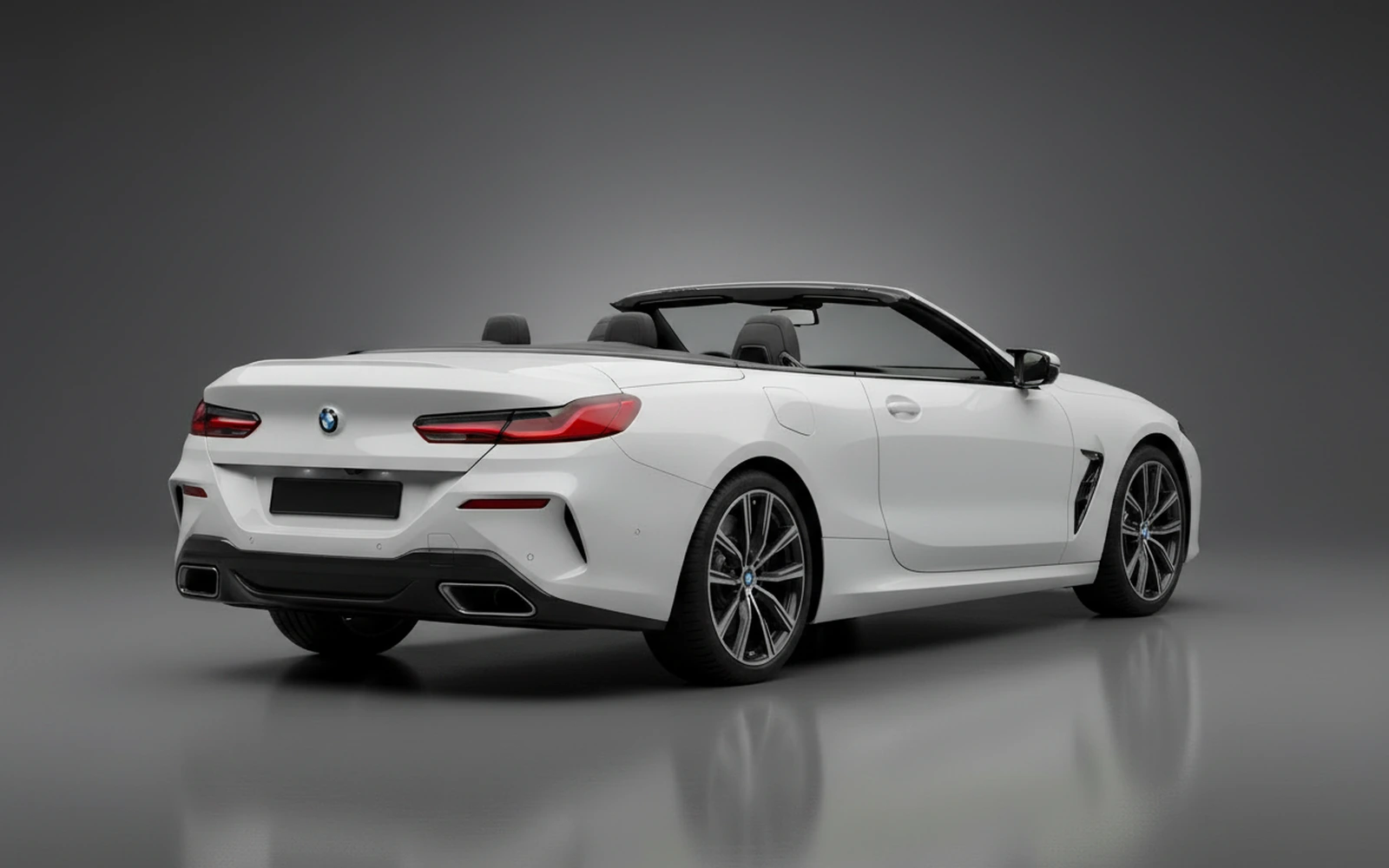 BMW M850i White 2022 — interior dashboard