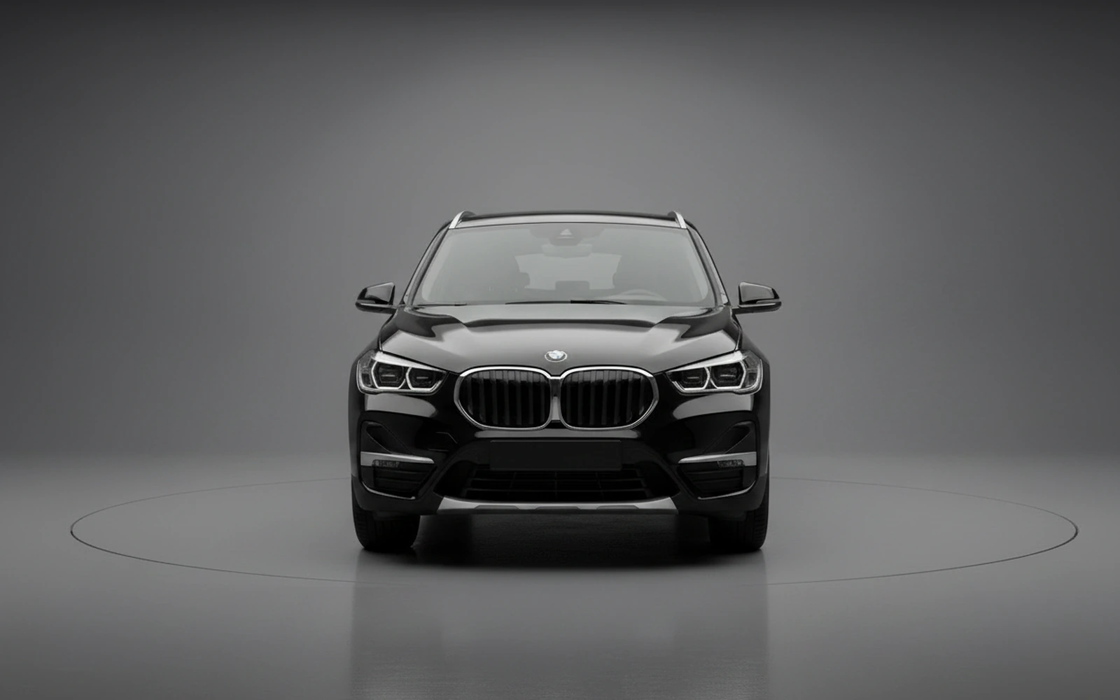 BMW X1 Black 2024 — exterior side view