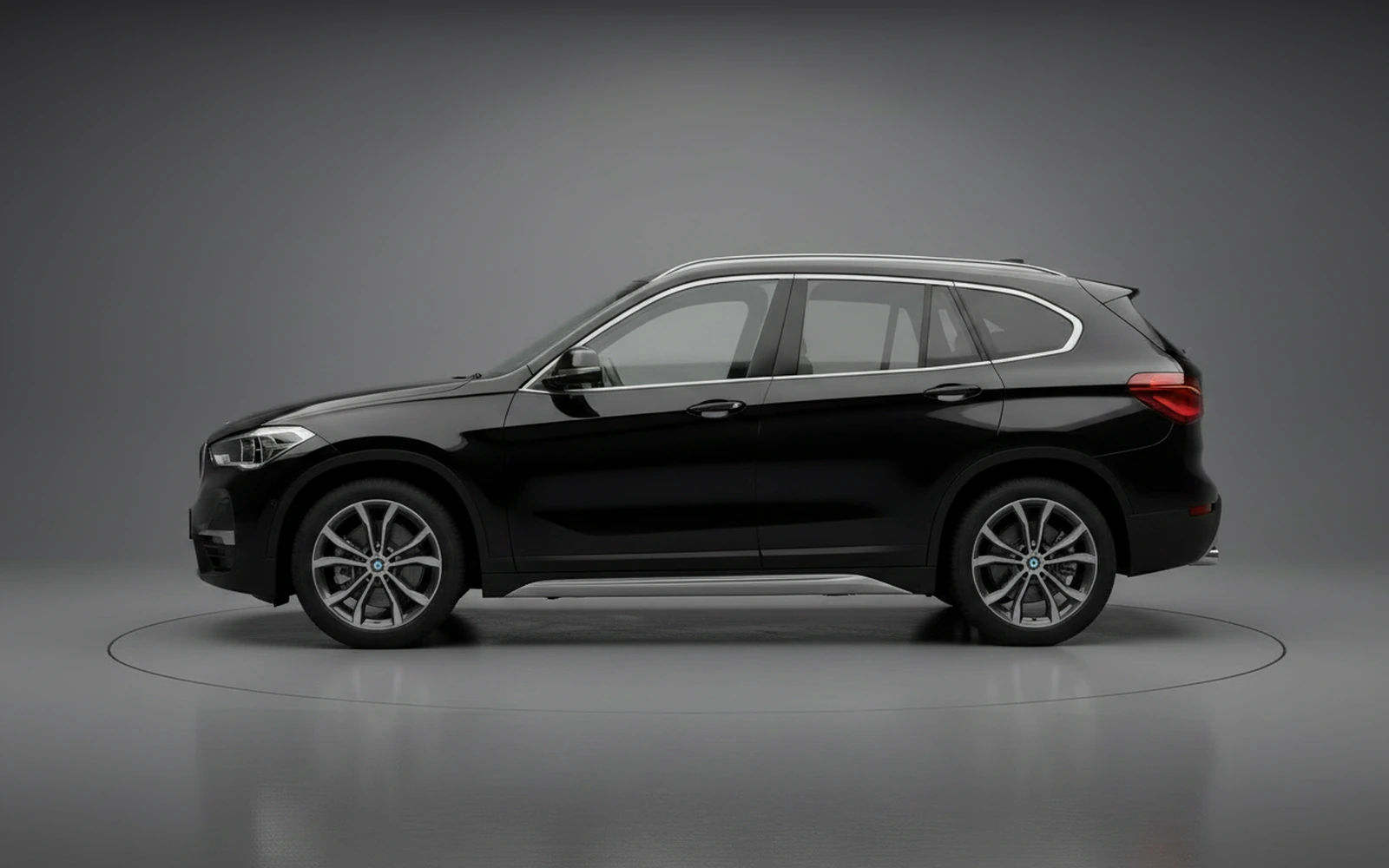 BMW X1 Black 2024 — exterior rear view