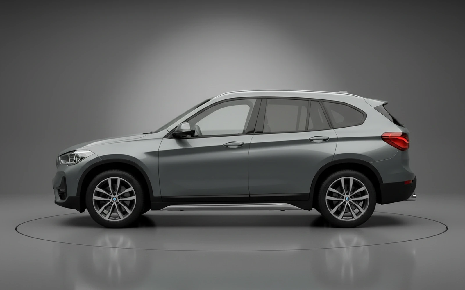 BMW X1 Grey 2024 — exterior rear view