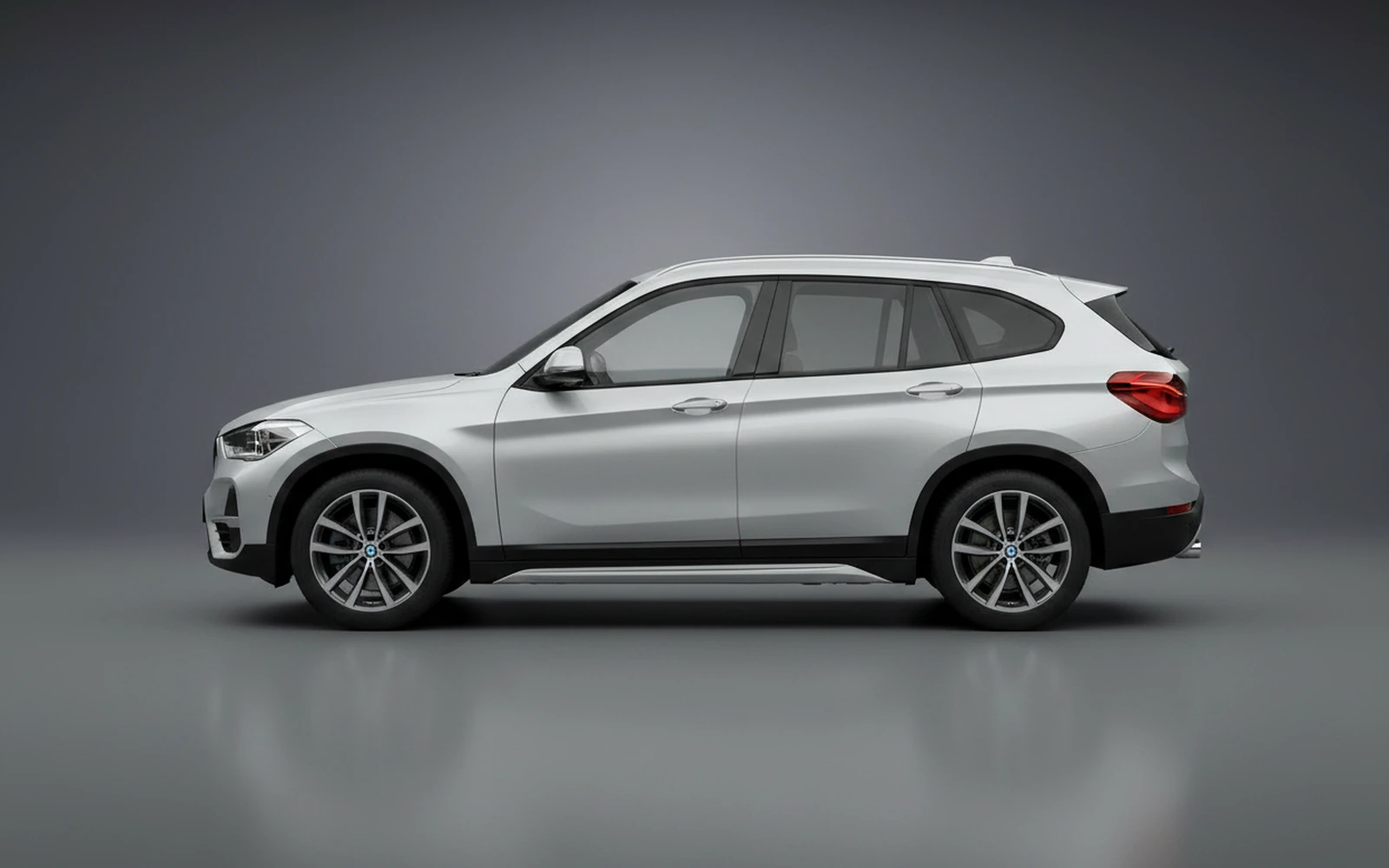 BMW X1 Silver 2024 — exterior rear view