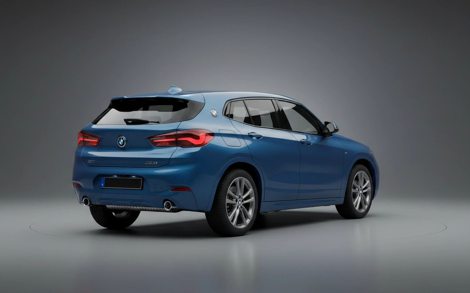 BMW X2 Azul 2026 — interior dashboard