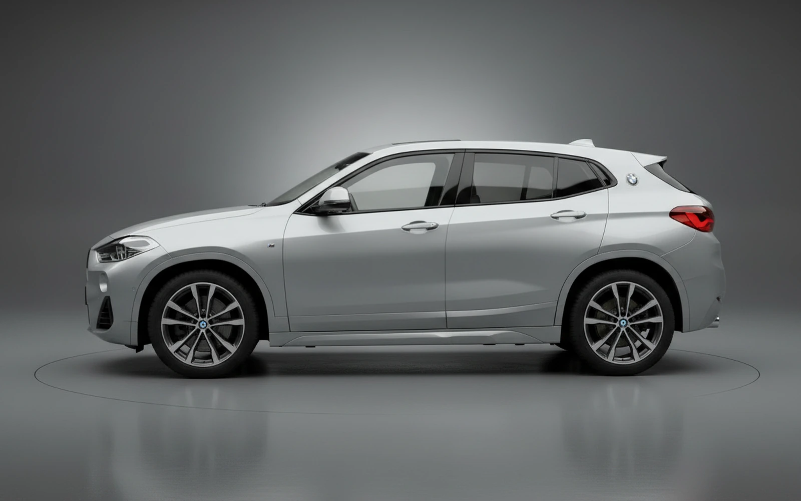 BMW X2 Silver 2026 — exterior rear view