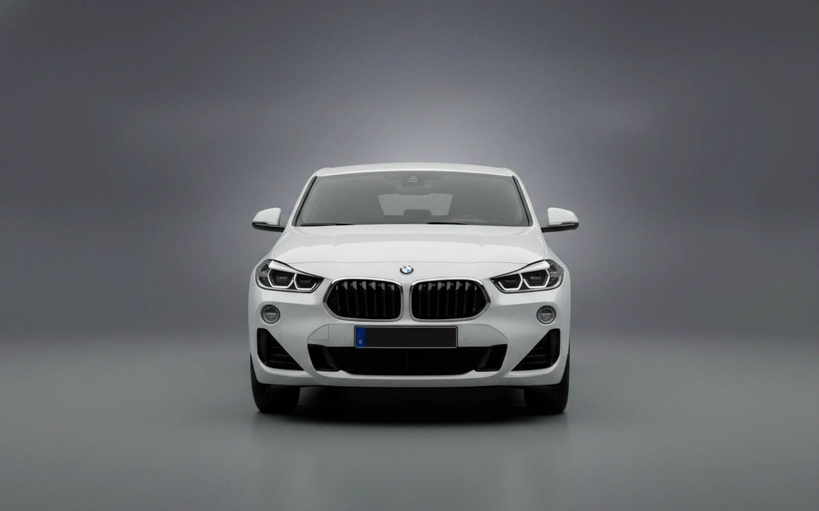 BMW X2 White 2026 — exterior side view