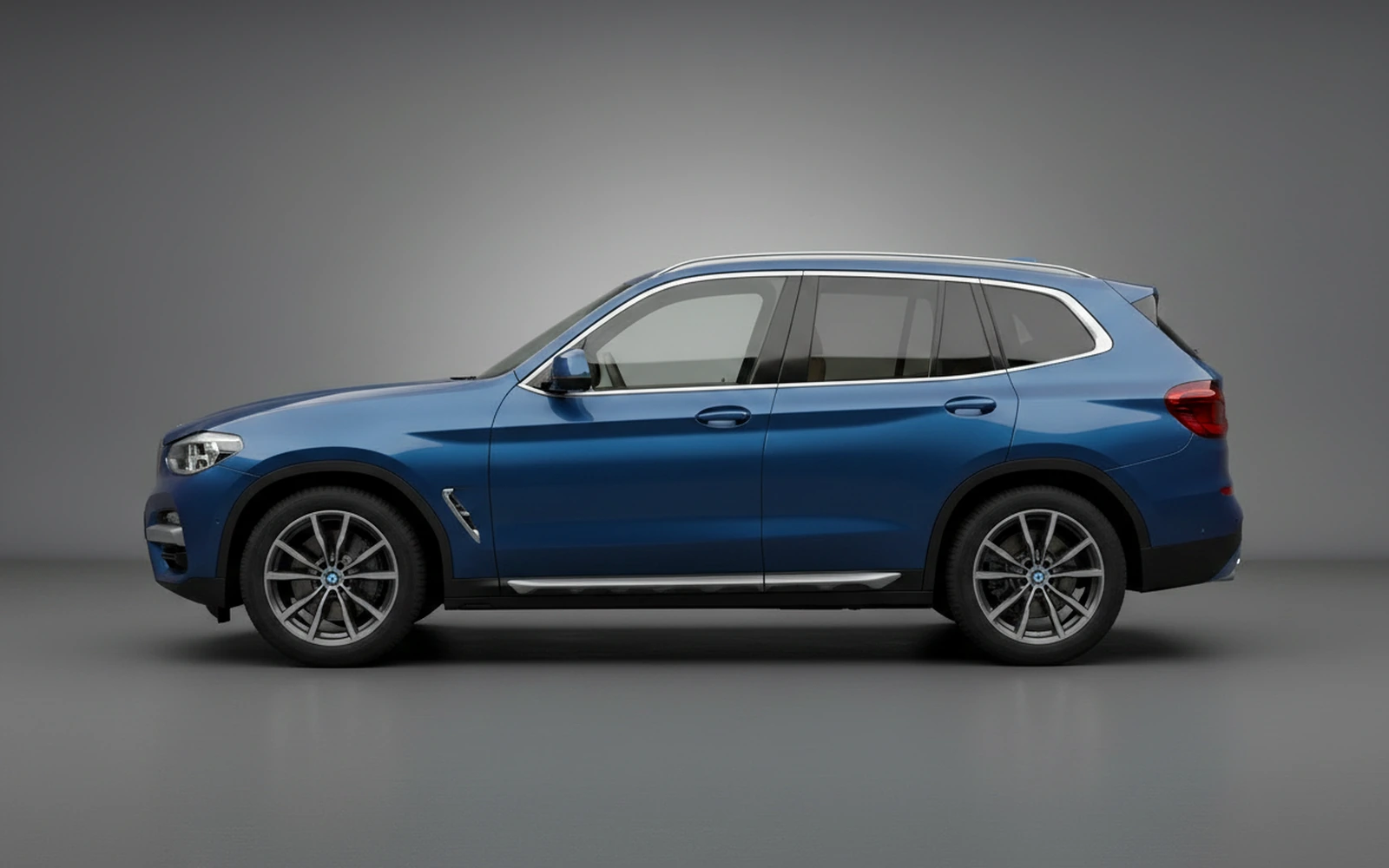 BMW X3 xDrive30i Azul 2024 — exterior rear view