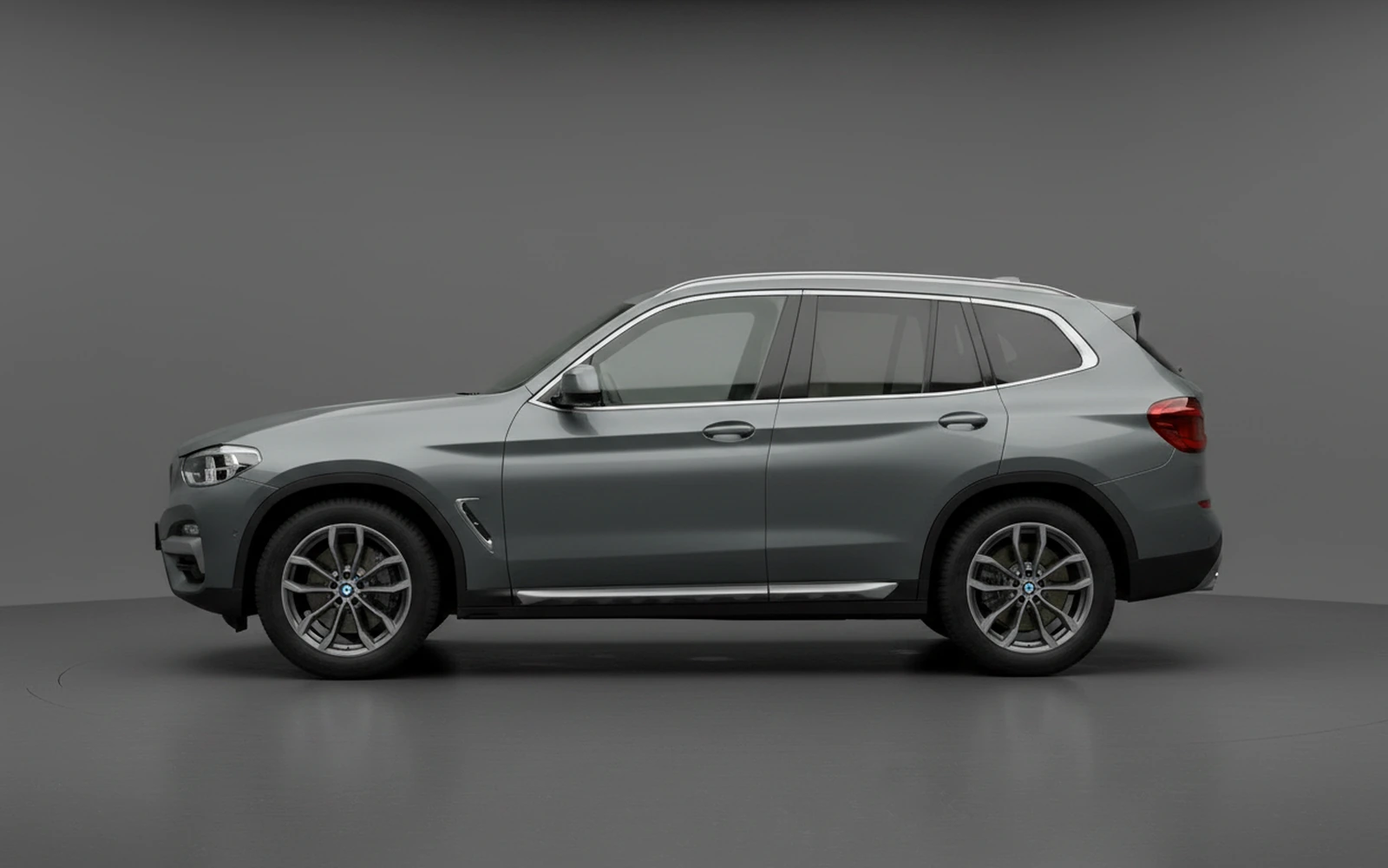 BMW X3 Grey 2024 — exterior rear view