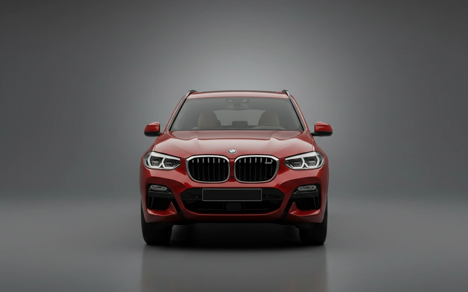BMW X3 xDrive30i Red 2025 — exterior side view