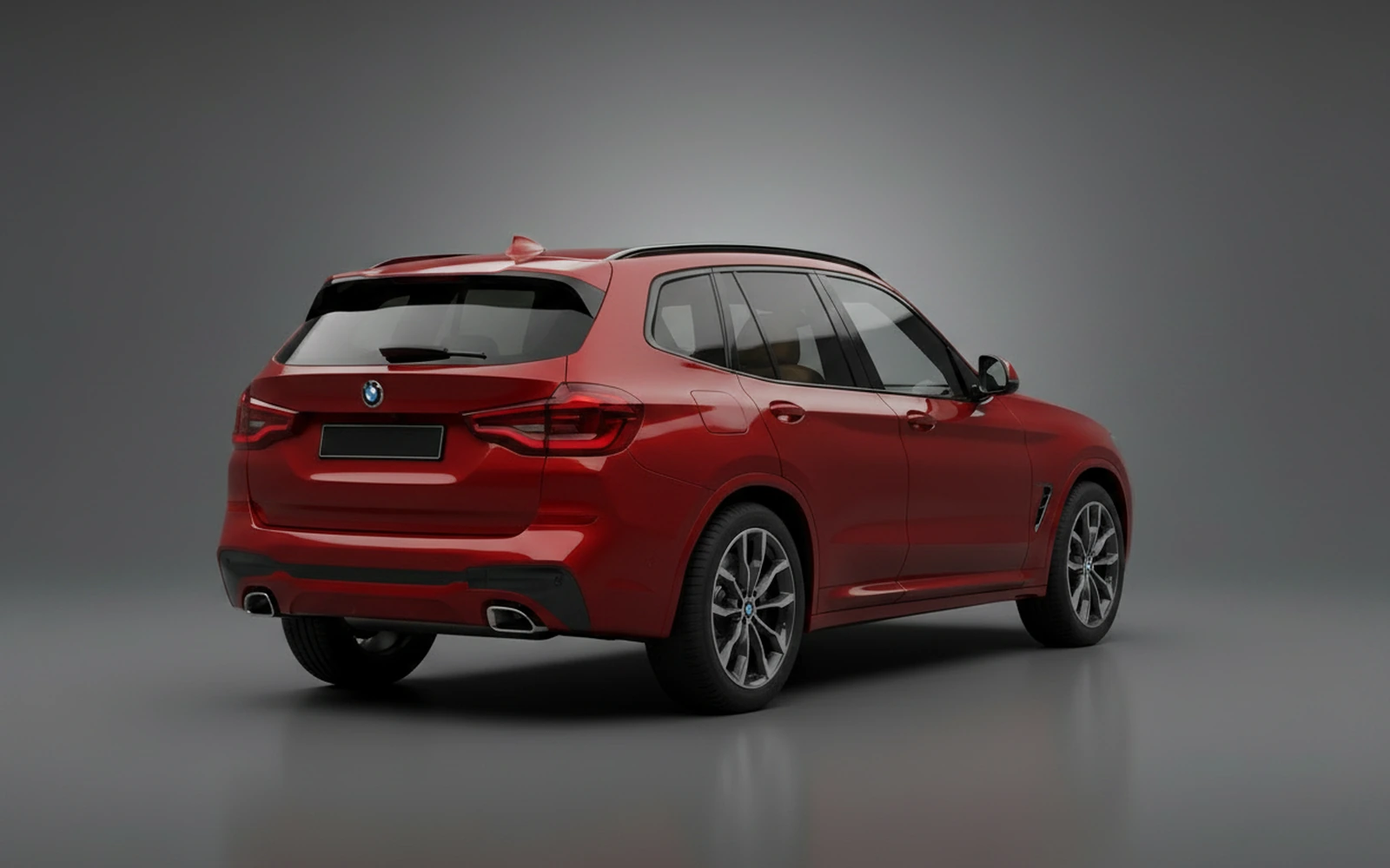 BMW X3 xDrive30i Red 2025 — interior dashboard