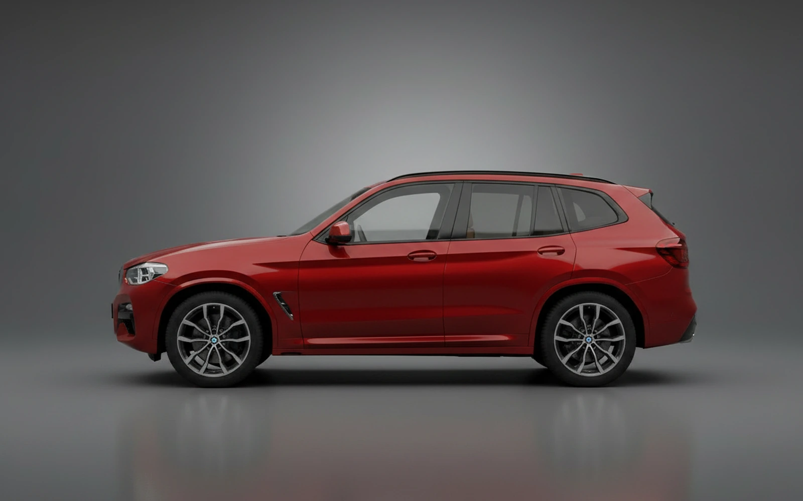 BMW X3 xDrive30i Red 2025 — exterior rear view