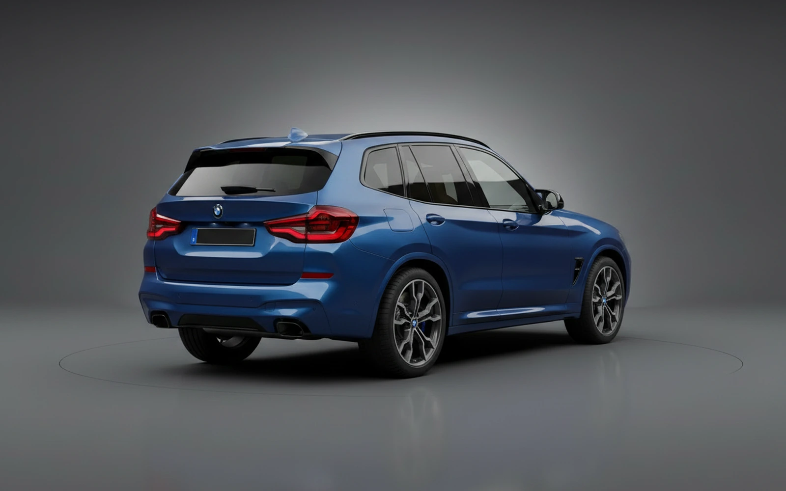 BMW X3M Competition Azul 2022 — interior dashboard