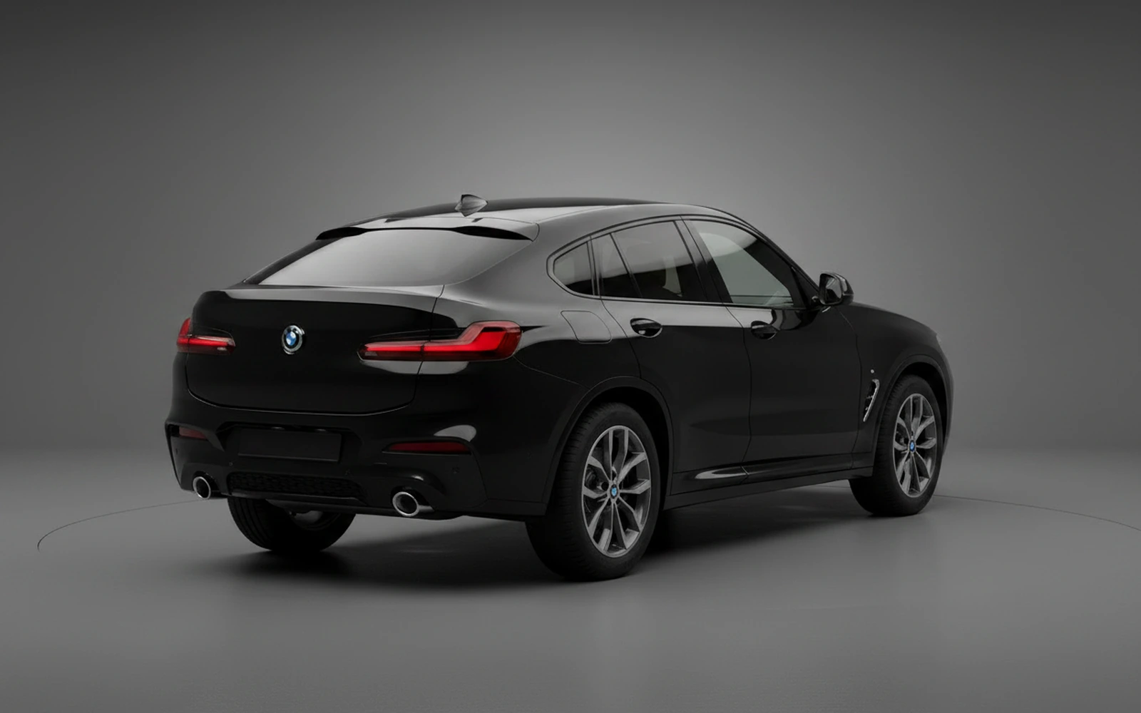 BMW X4 Black 2024 — interior dashboard