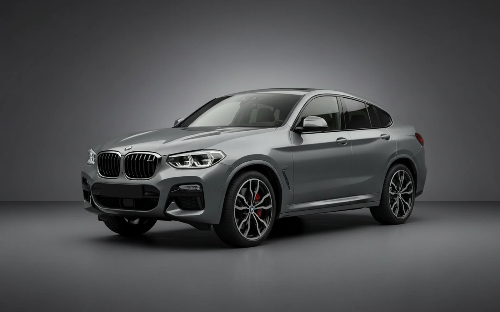 BMW X4 M40i Grey 2023 for rent in Miami — exterior photo
